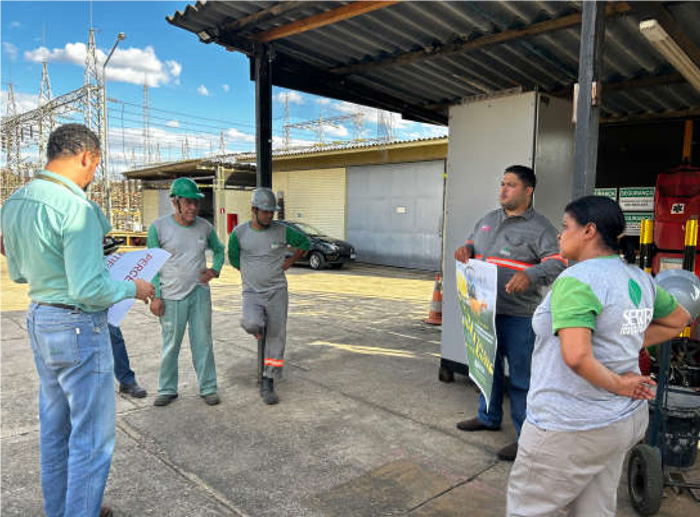 Treinamento Prevenção de Acidentes - Base Subestação - Gov. Valadares