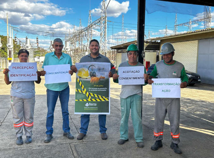 Treinamento Prevenção de Acidentes - Base Subestação - Gov. Valadares