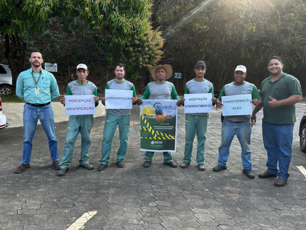 Treinamento Prevenção de Acidentes - Usina Sá Carvalho / Antônio Dias - MG